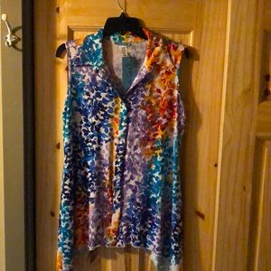 Double Click sleeveless top